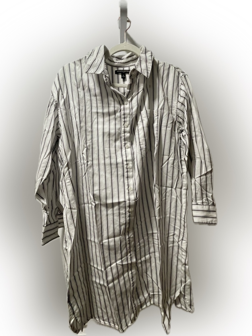 Banana Republic Button-Down Shirt with Stripes